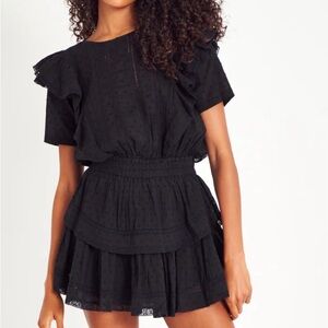 black love shack fancy natasha dress size extra small